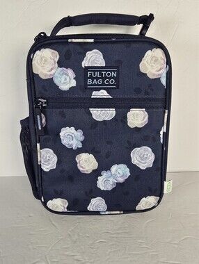 NWOT Fulton Bag Co. Upright Lunch Bag In Midnight Floral NWOT Fulton Bag Co. Upr